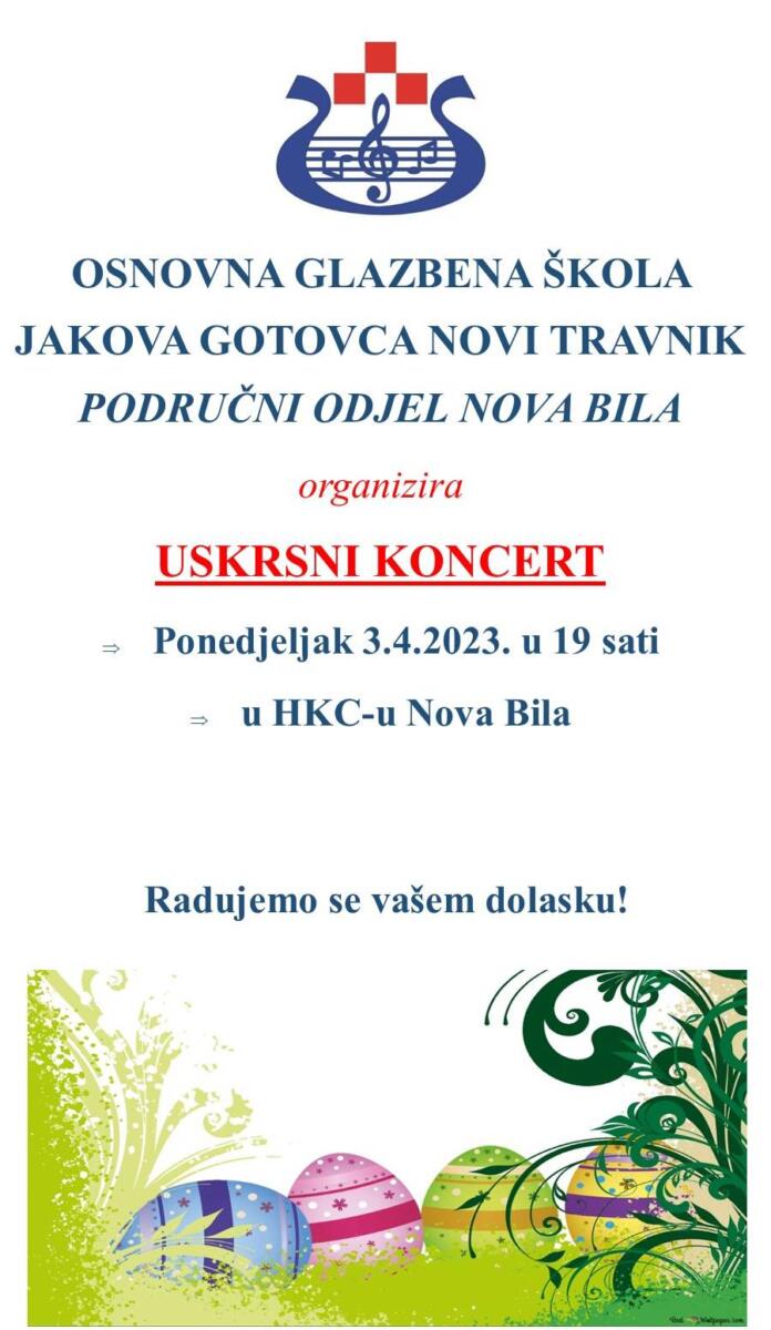 uskrsni koncert plakat